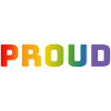 Rainbow proud white