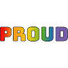 Rainbow proud black