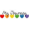 Rainbow hearts my journey black