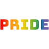 Rainbow pride white