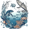 Creatures of the sea