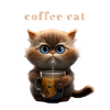 Coffee, cat, coffee lover, epicurean