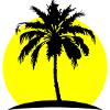 Palm Silhouette Symbol