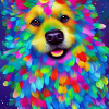 Bunter Hund