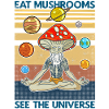 EAT MUSHROOMS SEE THE UNIVERSE