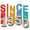 Since 1950 retro