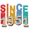 Since 1951 retro