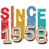 Since 1958 retro