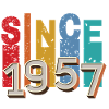 Since 1957 retro