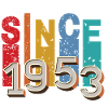 Since 1953 retro