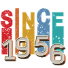 Since 1956 retro