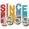 Since 1959 retro