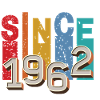 Since 1962 retro