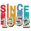 Since 1952 retro