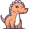 Cute little dinosaur