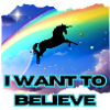 I want to believe