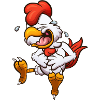 Laughing Cartoon Chicken