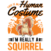 Écureuil Costume Humain Halloween