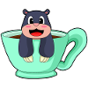 Mole cup of coffee