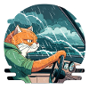 driving cat