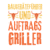 Baugeräteführer und Grillen