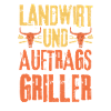 Landwirt und Grillen