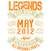 2012 May Birthday Legend