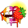 Strawberry lips lesbian Pride
