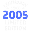 Legendary since 2005 blue