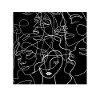 Face line black