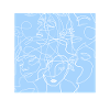 Face line blue