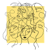 Face line yellow
