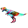 Tyrannosaurus rex,dinosaur,graffiti
