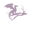 Dragon Design Silhouette Dead Tree