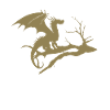 Dragon Design Silhouette Dead Tree