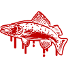 Pike Fish Silhouette Fishing