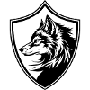 Wolf Coat of Arms Silhouette