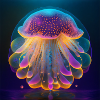 Amazing magic yellyfish