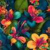Amazing magic amazonian flowers