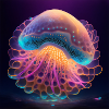 Amazing magic yellyfish