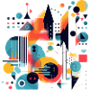 Abstract geometric design