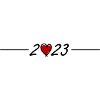 2023 Year Heart