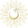 Summer vibes sun palm tree