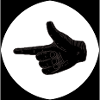 Transparent circle with black edges
