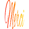 Thank you, red/orange/yellow