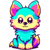 Netter bunter Fuchs