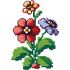 Pixel Art Flowers