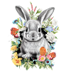 Lapin Lapin Fleurs