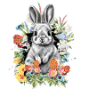 Lapin Lapin Fleurs