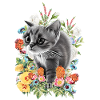Cat Flowers
